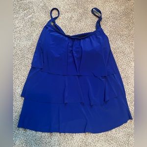 Royal blue bathing suit top Size 20W(2X)
